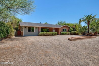 Spacious Circular driveway is now paved