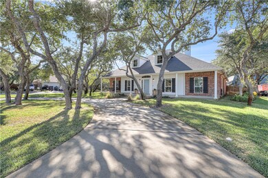 Mature oak trees throughout the property, enhancin