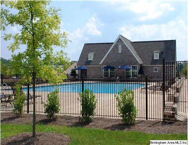 Here is a view of the community pool and clubhouse