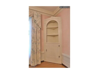 Substantial wood moldings - view of them and the b