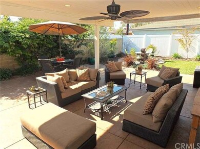 Newly renovated landscaping with updated hardscapi