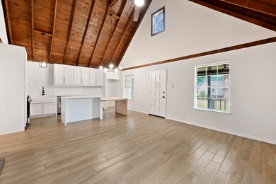 Vaulted Ceiling with Wood Detailing, brand new woo