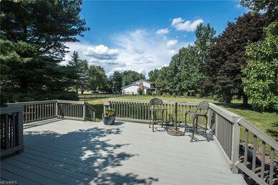 Another view of the deck overlooking the generous 