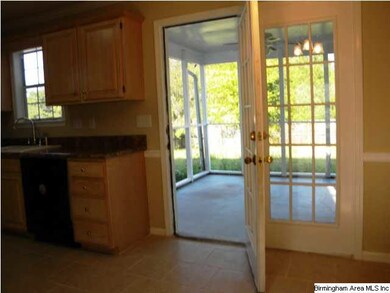 French Doors to an enclosed Patio and sizable open