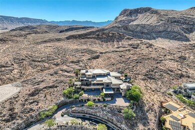 Bird's eye view featuring a mountain view