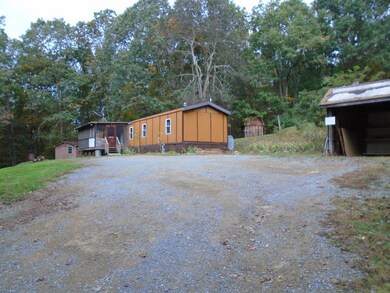 Side View, All 3 Sheds Visible