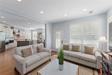 Bright open floor plan