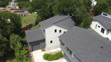 Aerial view of residential area