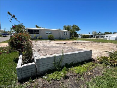 North side of lot