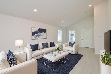 The walls are painted in a clean, neutral tone, providing a versatile canvas for any decorating style.