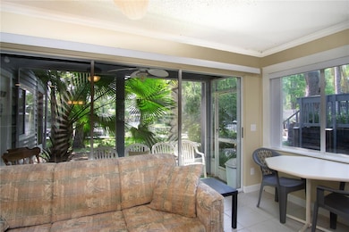 Living room water view