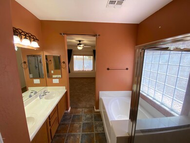 Master Bath with view to Master Bedroom,