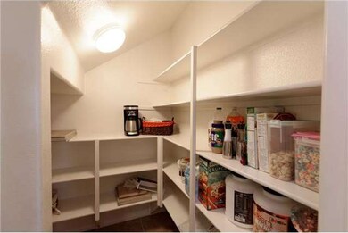 Oversized Kitchen Pantry w/ extra storage under th