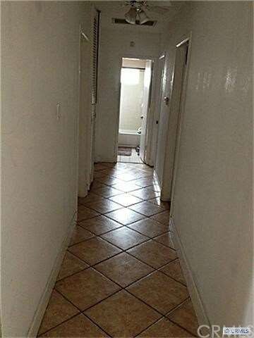 Tiled flooring throughout