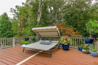 Step from kitchen to enjoy your morning coffee in private.