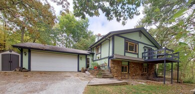 Front angle of home sloping