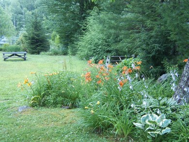 Nicely landscaped with flowers