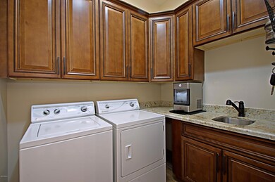 Laundry with utility sink