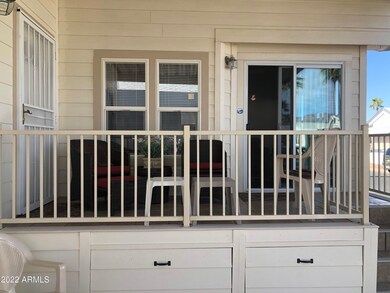 VIEW OF DECK FROM CARPORT AREA