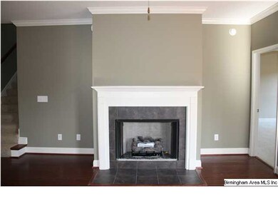 GAS LOG FIREPLACE WITH TILE SURROUND!