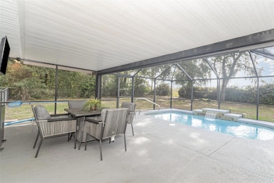 Covered porch & screen