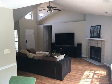 Awesome vaulted ceilings in the family room