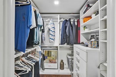 Primary bedroom custom, walk-in closet