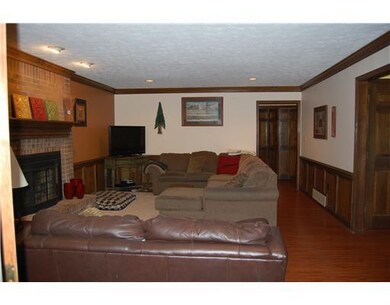 Family Room. The central point of this home is a l