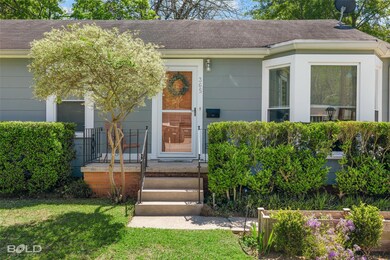 View of front of home with a front lawn