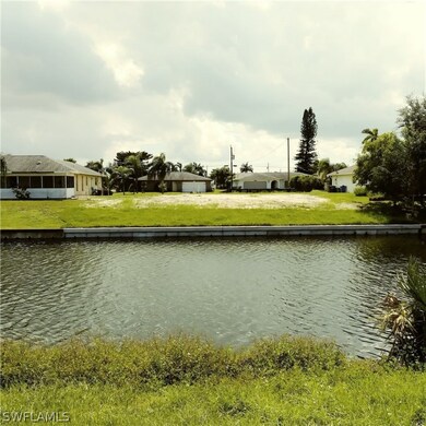 Looking at the lot and new seawall from across the