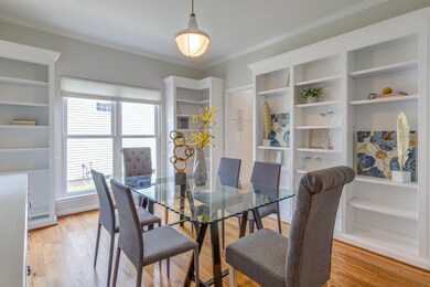 Dining room with built-ins