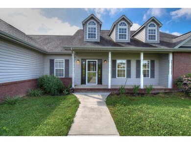 Covered front porch