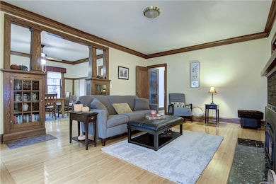 Original woodwork & built-in cabinetry