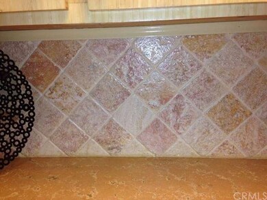 Kitchen decorative back splash.