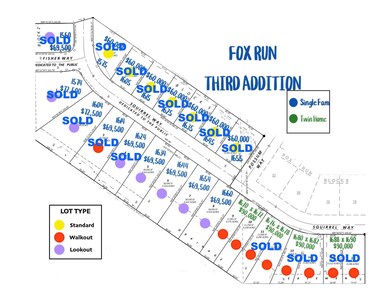 Fox Run - Plat Map with prices