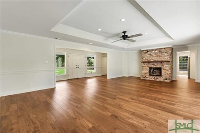 Magnificent Brick Fireplace in Family Room & Smoot