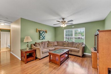 Inviting Great Room with laminate flooring!