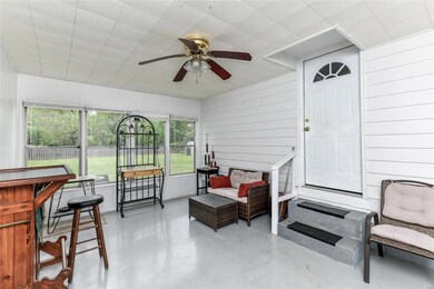 Sunroom not included in Square Footage