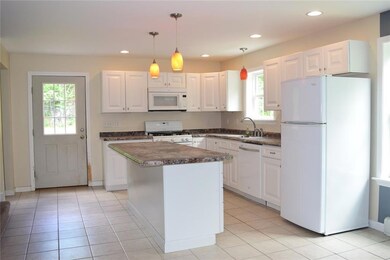 Large kitchen with dishwasher