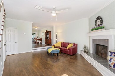 Enter into a spacious living area w/ large storage