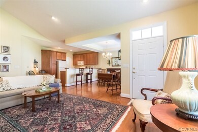 Open floor plan provides easy flow for entertainin