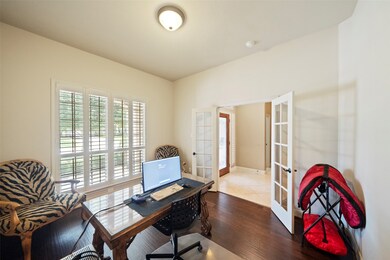 Alternate angle of the office space highlighting t