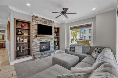 Living area w/fireplace