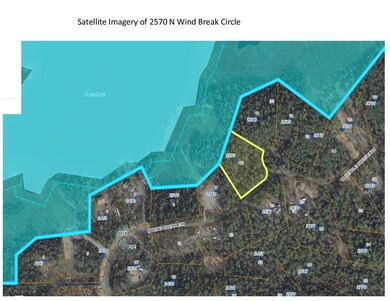 Satelite View of Bruce Lake