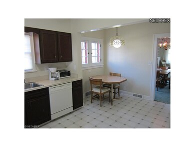 Very spacious eat-in kitchen!