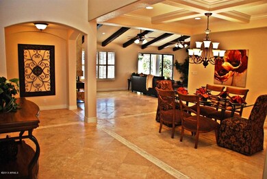 Dining Room Open to Family Room
