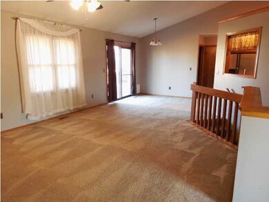 Dining area with walkout to HUGE deck