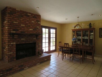 WOOD BURNING FIREPLACE