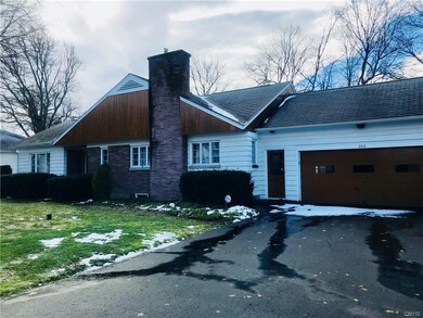 Two+car garage with double driveway