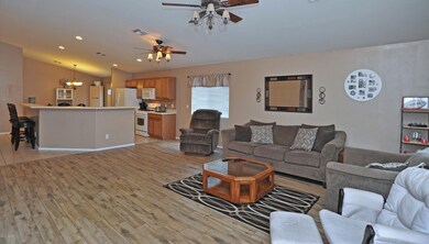 Great room looking into kitchen
